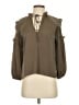 MNG Brown 3/4 Sleeve Blouse Size 2 - photo 1