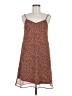 Assorted Brands 100% Polyester Animal Print Brown Casual Dress Size S (estimated) - photo 1