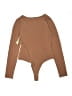Banana Republic Brown Pink Bodysuit Size S - photo 2