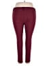 YMI Solid Burgundy Casual Pants Size 2X - photo 2