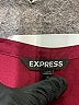 Express 100% Polyester Burgundy 3/4 Sleeve Top Size M - photo 7