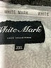 White Mark Gray Zip Up Hoodie Size 3X - photo 6