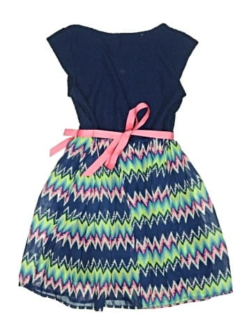 Pink & Violet Dress (view 2)