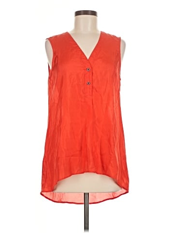 Graham & Spencer Sleeveless Silk Top (view 1)