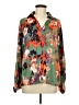 Dokotoo 100% Polyester Print Green Long Sleeve Blouse Size M - photo 1