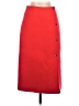 GOEN.J Solid Red Casual Skirt Size 4 - photo 1
