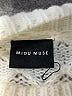 MIOU MUSE 100% Polyester Ivory Pullover Sweater Size S - photo 7
