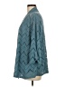 Coral Bay 100% Polyester Teal Long Sleeve Top Size M (estimated) - photo 5