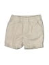 Nautica 100% Cotton Solid Tan Khaki Shorts 12-18 MO / 18 MO - photo 1