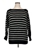 Jessica Simpson 100% Acrylic Stripes Black Pullover Sweater Size 1X - photo 1