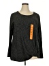 Max & Mia Gray Long Sleeve Top Size XXL - photo 1