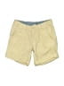Lands' End 100% Cotton Solid Yellow Khaki Shorts Size 7 - photo 1