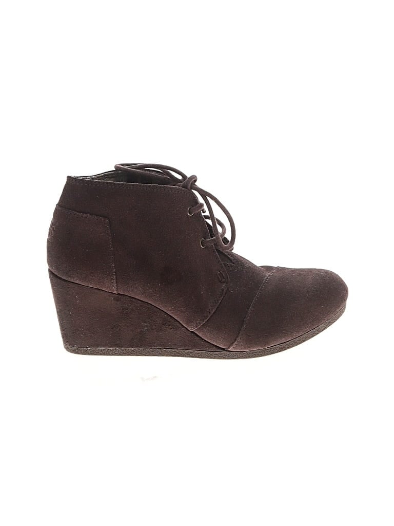 Pre-owned Bobs From Skechers Ankle Boots In Brown