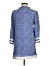TINA Stephens 100% Rayon Blue 3/4 Sleeve Blouse Size M - photo 2