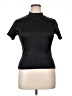 One Step Up Black Short Sleeve Top Size XL - photo 1