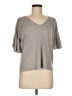 MNG Gray Short Sleeve Top Size M - photo 1