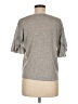 MNG Gray Short Sleeve Top Size M - photo 2