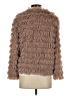 Fringe 100% Polyester Brown Faux Fur Jacket Size S - photo 2