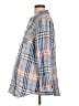 Isabel Maternity Plaid Gray Long Sleeve Button-Down Shirt Size Lg Maternity - photo 5