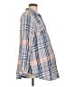 Isabel Maternity Plaid Gray Long Sleeve Button-Down Shirt Size Lg Maternity - photo 4
