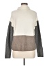 C&C California Color Block Gray Turtleneck Sweater Size M - photo 1