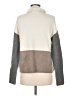 C&C California Color Block Gray Turtleneck Sweater Size M - photo 2