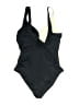 M&S Color Block Ivory One Piece Swimsuit Size 8 - photo 2