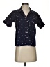 Gap Body Hearts Blue Short Sleeve Blouse Size XS - photo 1
