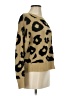 Vestidos Animal Print Brown Pullover Sweater Size S - photo 4