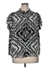 Chelsea & Theodore 100% Polyester Silver Short Sleeve Blouse Size 1X - photo 1