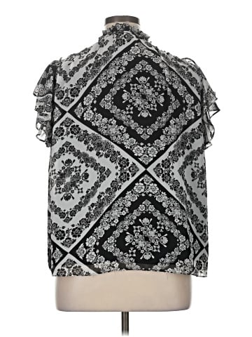 Chelsea & Theodore Short Sleeve Blouse (view 2)