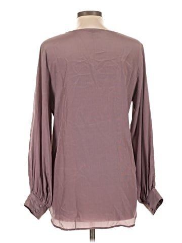 Winter Kate Long Sleeve Silk Top (view 2)