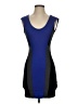 Soprano Color Block Blue Cocktail Dress Size S - photo 1