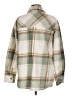 Altar'd State 100% Polyester Plaid Green Jacket Size M - photo 2