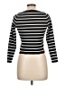 Happily Grey Stripes Black Pullover Sweater Size L - photo 2