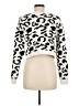 colsie Animal Print White Cardigan Size M - photo 2