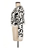 colsie Animal Print White Cardigan Size M - photo 5