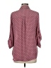 Iz Byer Polka Dots Pink 3/4 Sleeve Blouse Size M - photo 2
