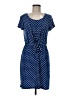 MSK Polka Dots Blue Casual Dress Size M - photo 1