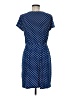 MSK Polka Dots Blue Casual Dress Size M - photo 2