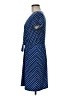 MSK Polka Dots Blue Casual Dress Size M - photo 5