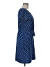 MSK Polka Dots Blue Casual Dress Size M - photo 4