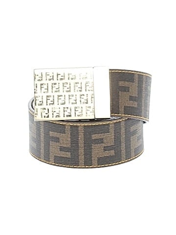 Fendi Reversible Zucca Canvas Belt (view 1)