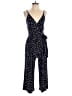Kaileigh Polka Dots Blue Jumpsuit Size S - photo 1