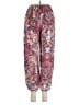 Unbranded 100% Viscose Paisley Red Casual Pants Size S - photo 2