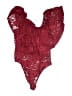 Shein Curve 100% Polyester Burgundy Bodysuit Size 1X - photo 1