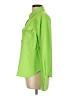 Main Strip Green Long Sleeve Blouse Size L - photo 5