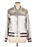 T.D.C. 100% Polyester Metallic Silver Jacket Size XL - photo 1