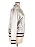 T.D.C. 100% Polyester Metallic Silver Jacket Size XL - photo 4