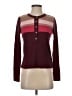 Lands' End Color Block Burgundy Long Sleeve Top Size XS - photo 1
